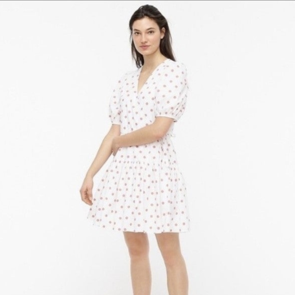 J. Crew Polka Dot Wrap Dress